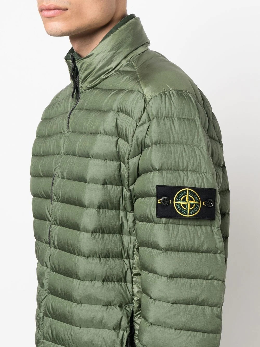 Compass-patch puffer jacket - 5