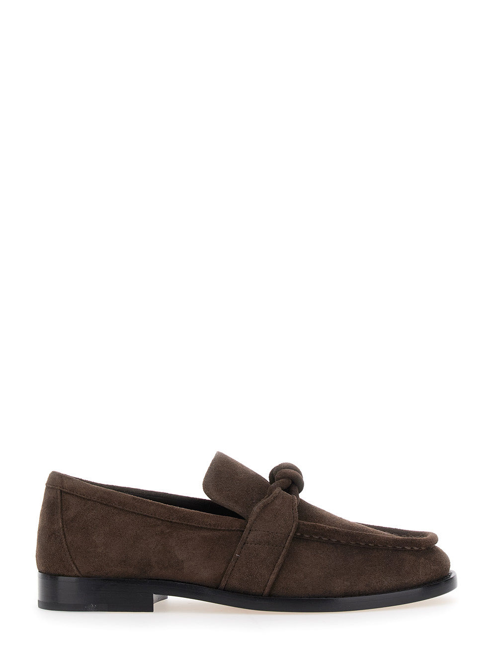 Bottega Veneta Women Astaire Loafer Leather Knot Soft Suede - 1
