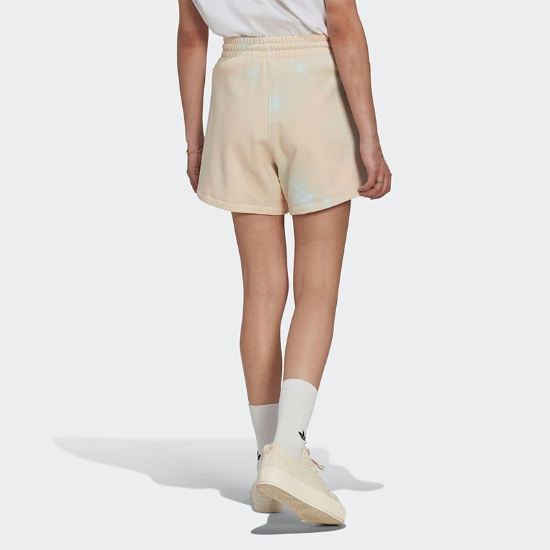 (WMNS) adidas Allover Print Loose Shorts Asia Sizing 'Beige Purple' HL6610 - 3