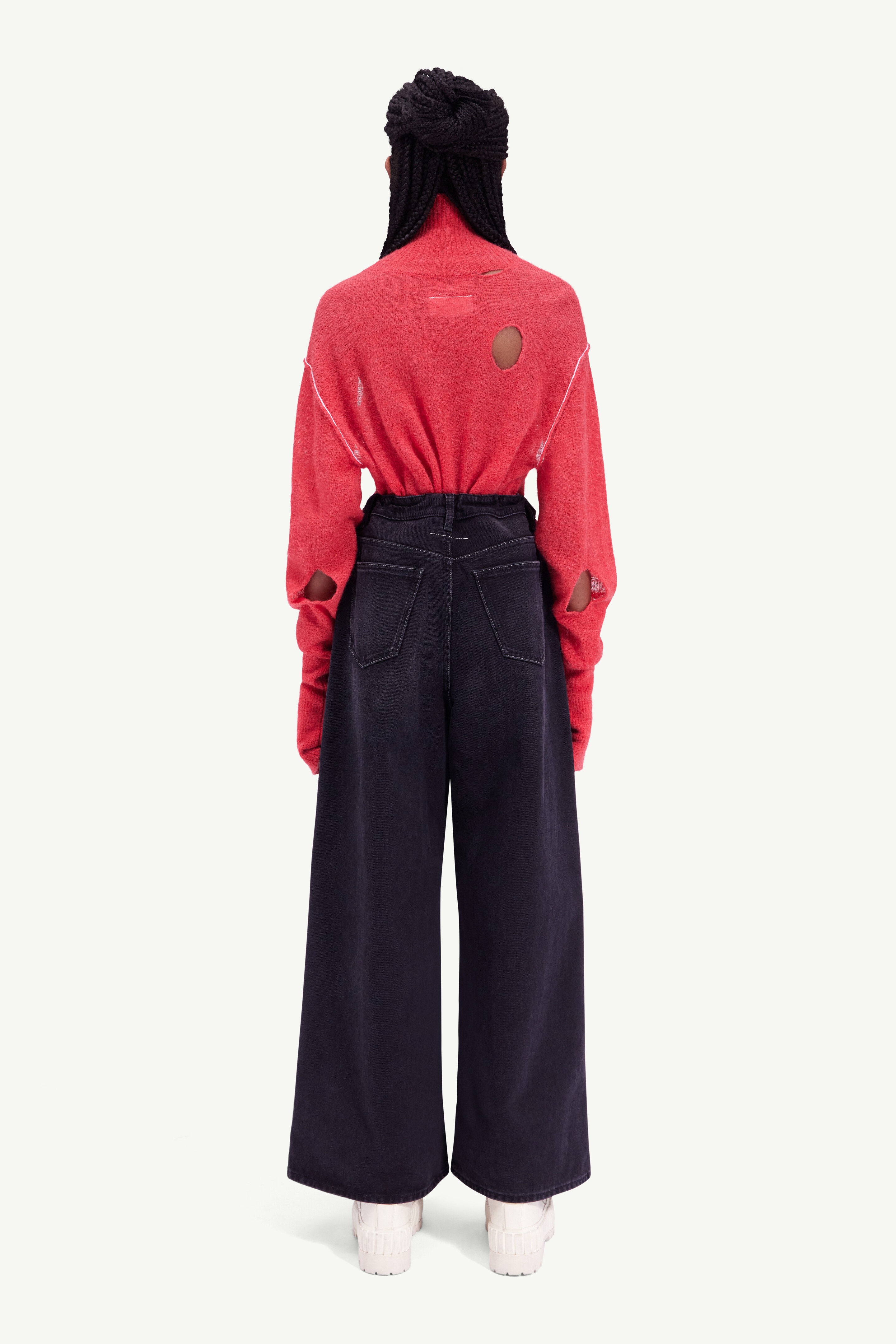 Drawstring jeans - 4