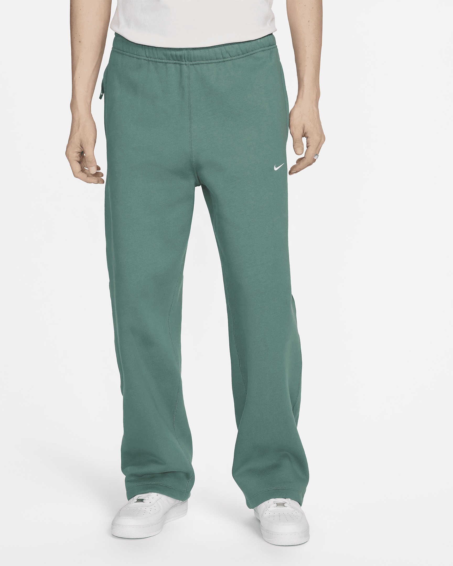 Nike Nike Solo Swoosh Men s Open Hem Fleece Pants REVERSIBLE