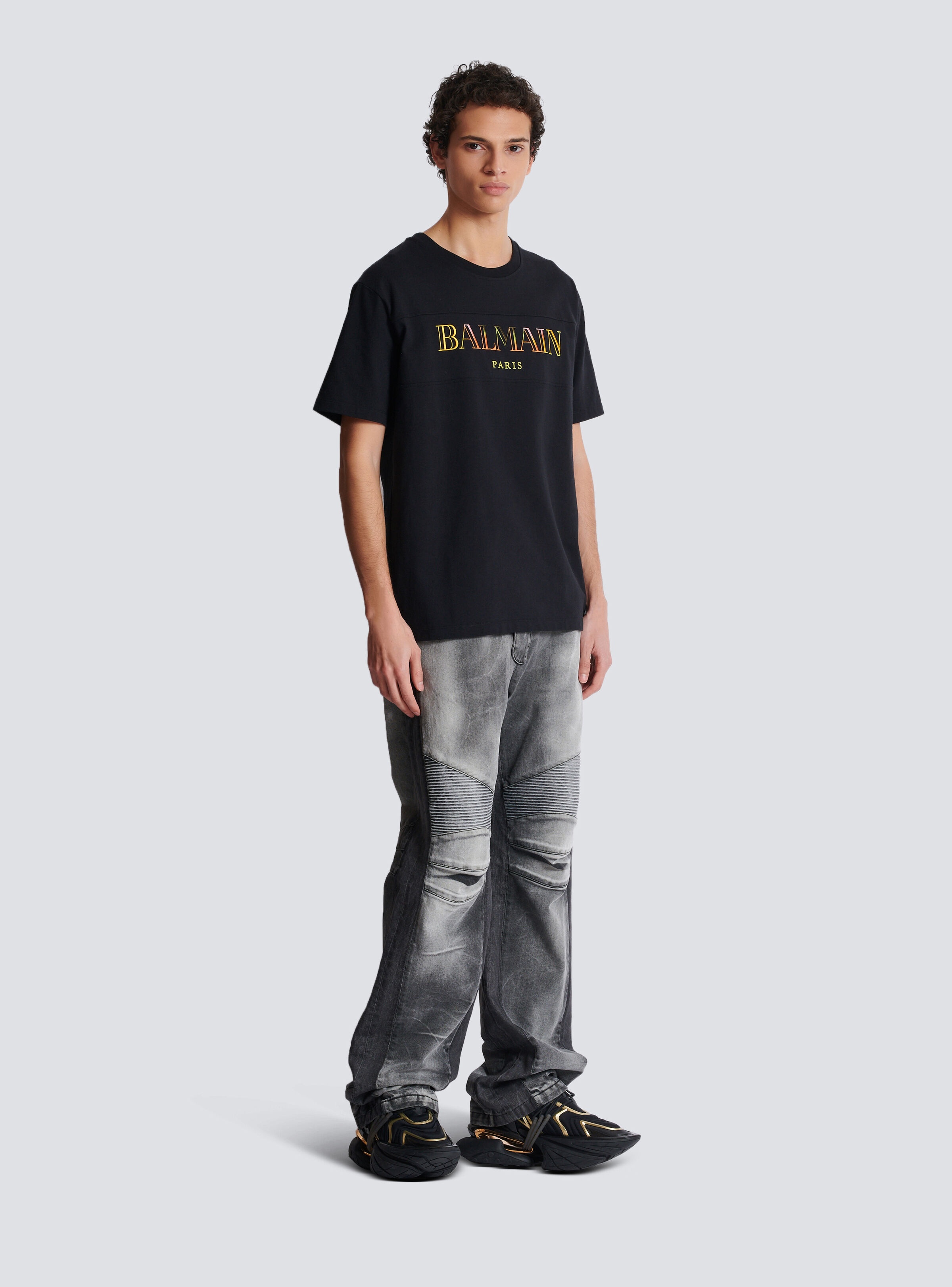 Vintage Balmain embroidered T-shirt - 3