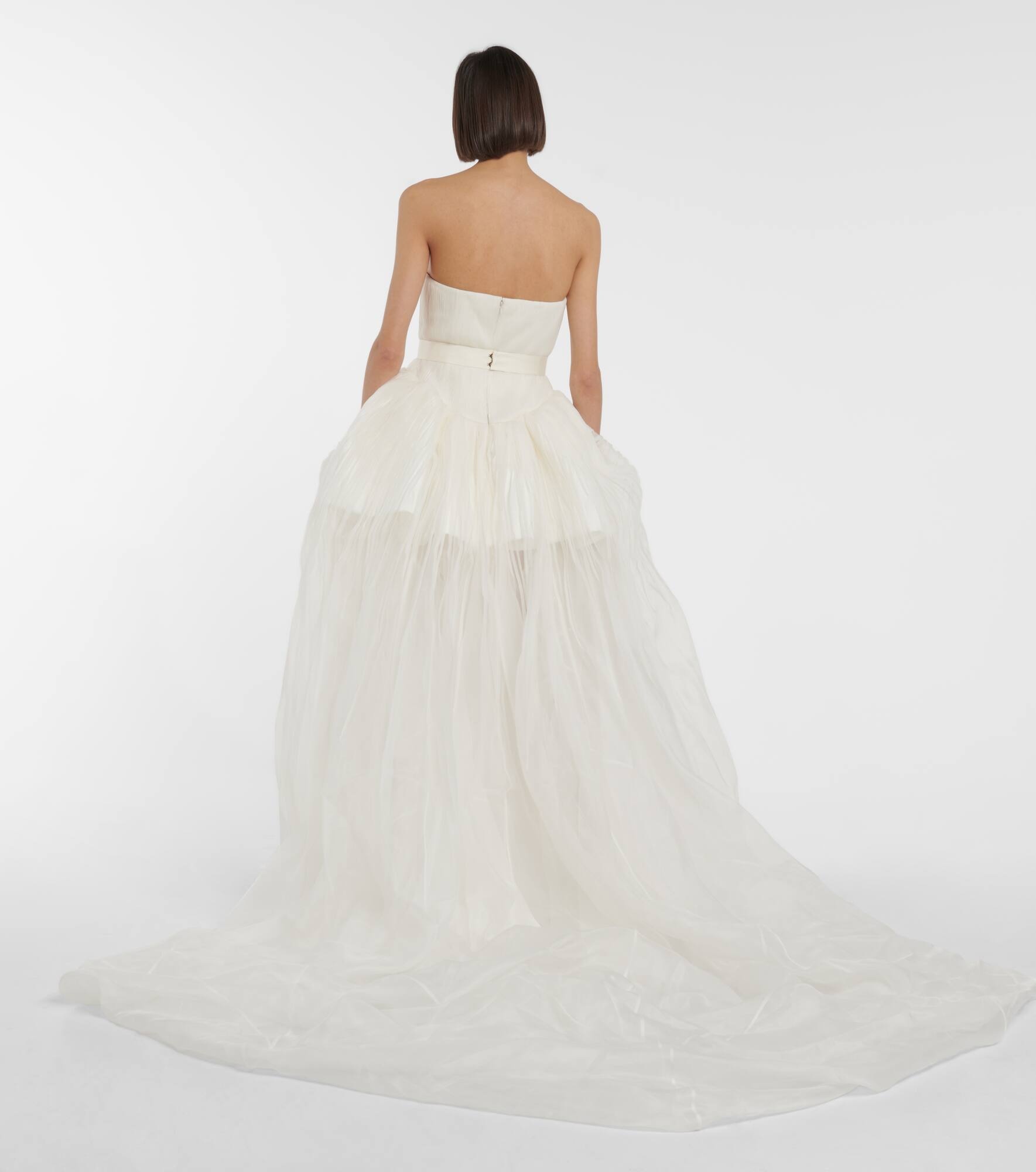 Bridal Emory silk organza gown - 3