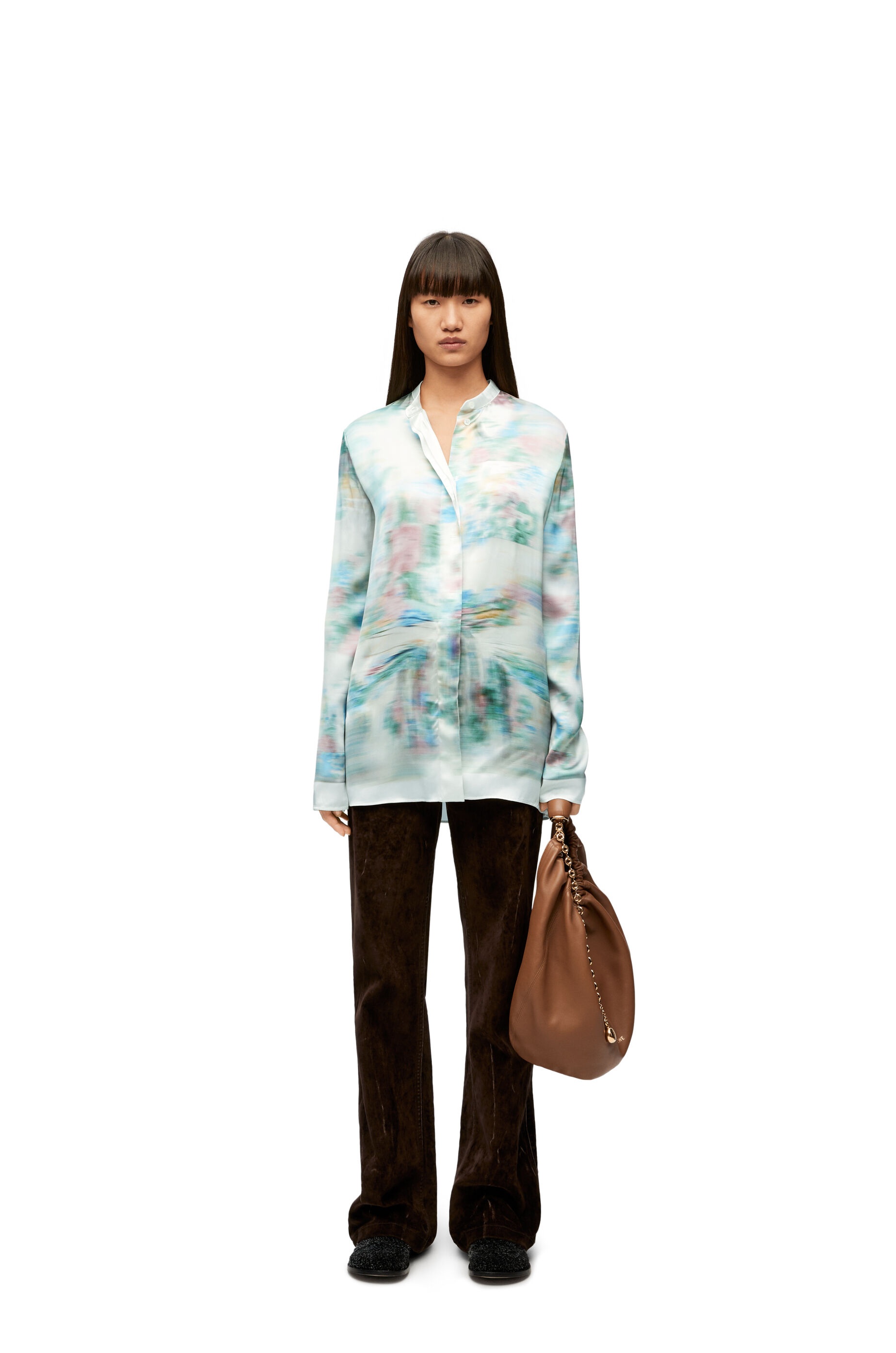 Shirt in viscose and silk - 2