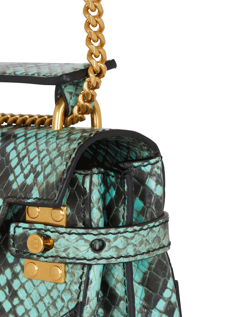 B-Buzz snakeskin-effect leather mini bag 5