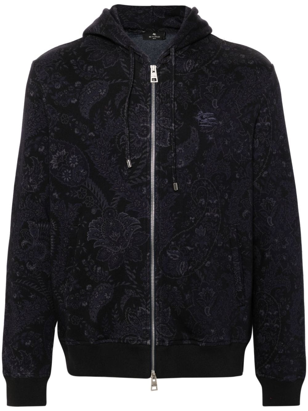 paisley-print hoodie - 1