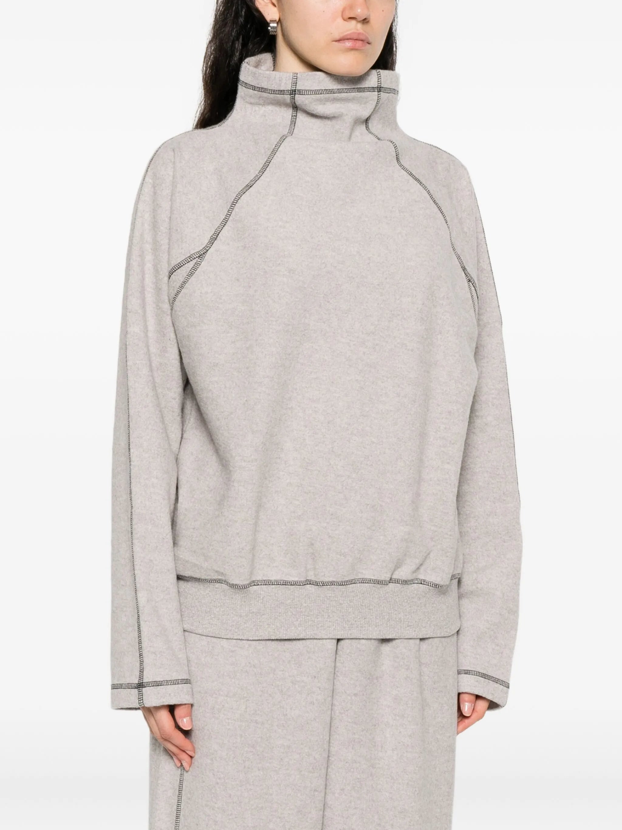 Baserange  Contrast-stitch Sweatshirt - 5