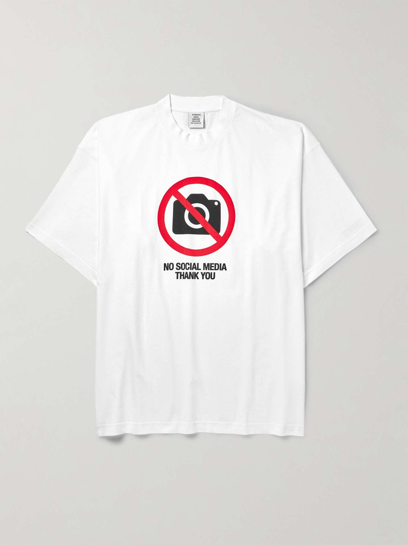 Oversized Printed Cotton-Jersey T-Shirt 1