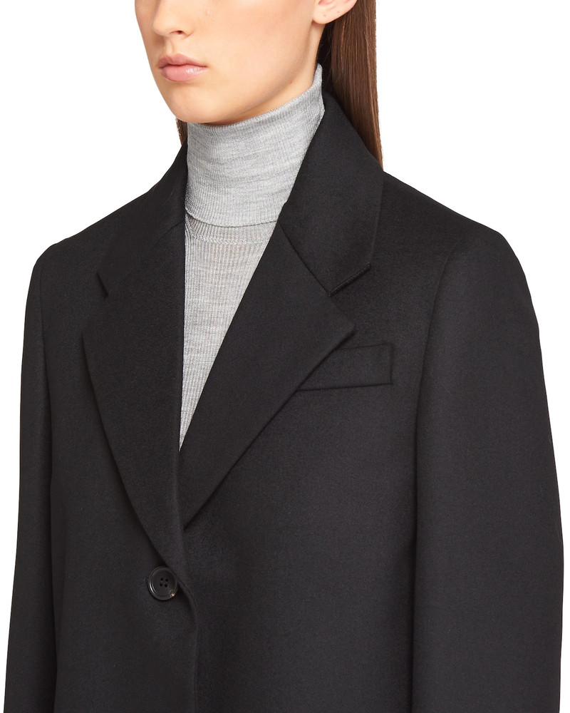 Single-breasted cloth coat 5