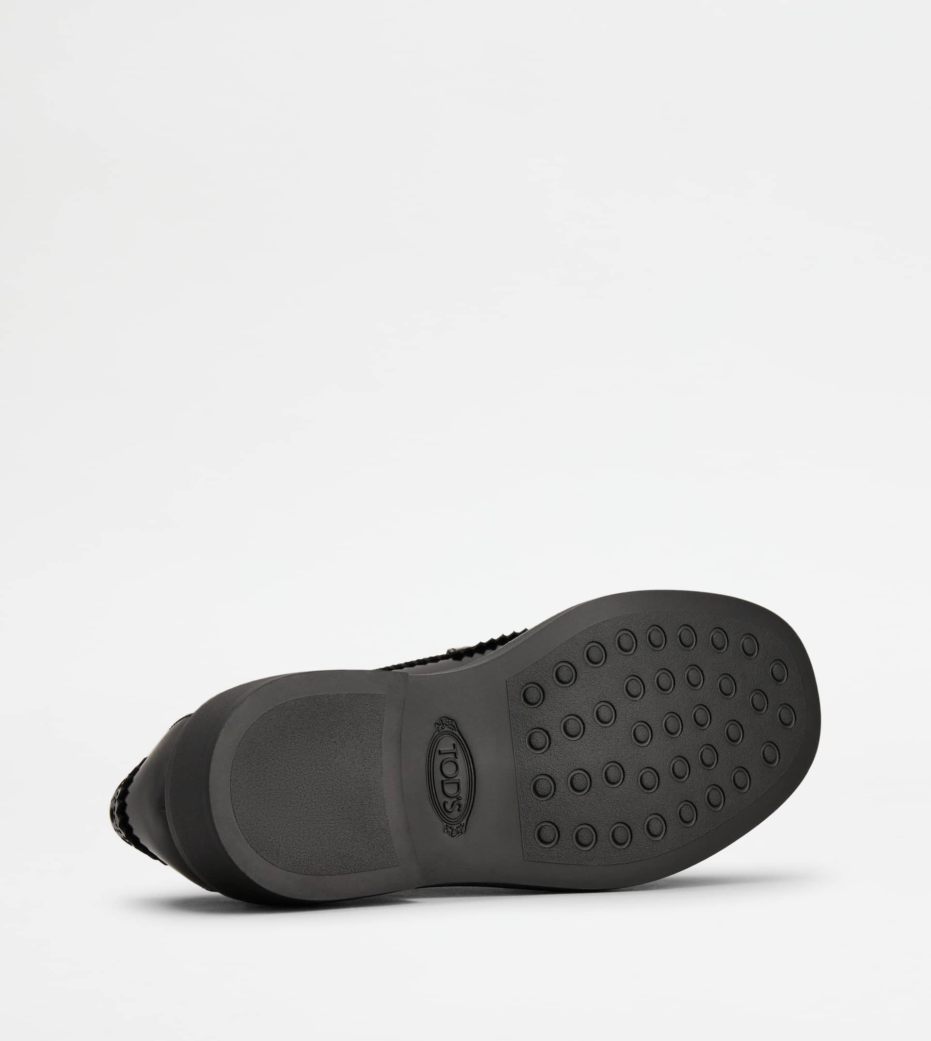 LOAFERS IN LEATHER - BLACK - 4