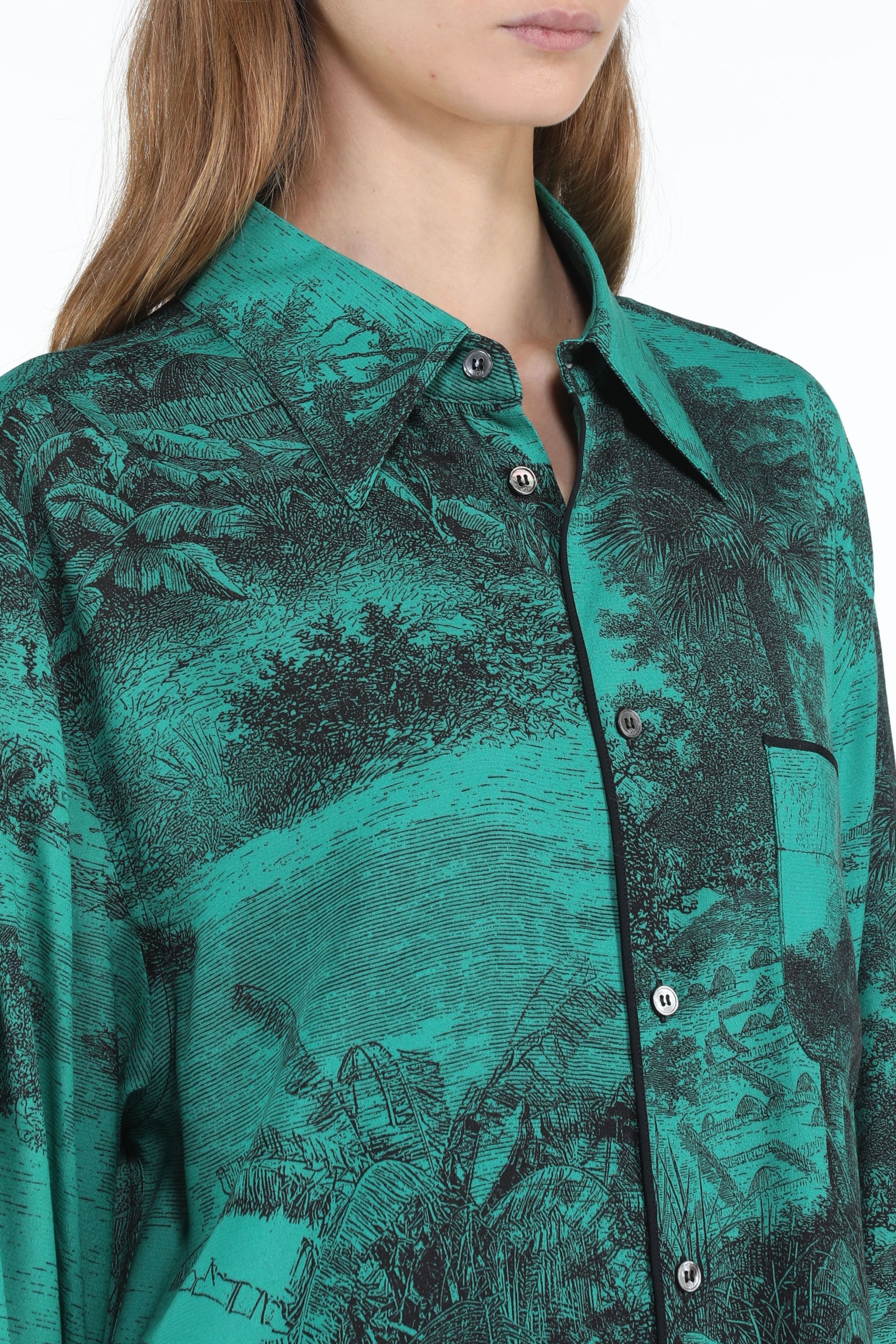 LANDSCAPE-PRINT SHIRT - 5