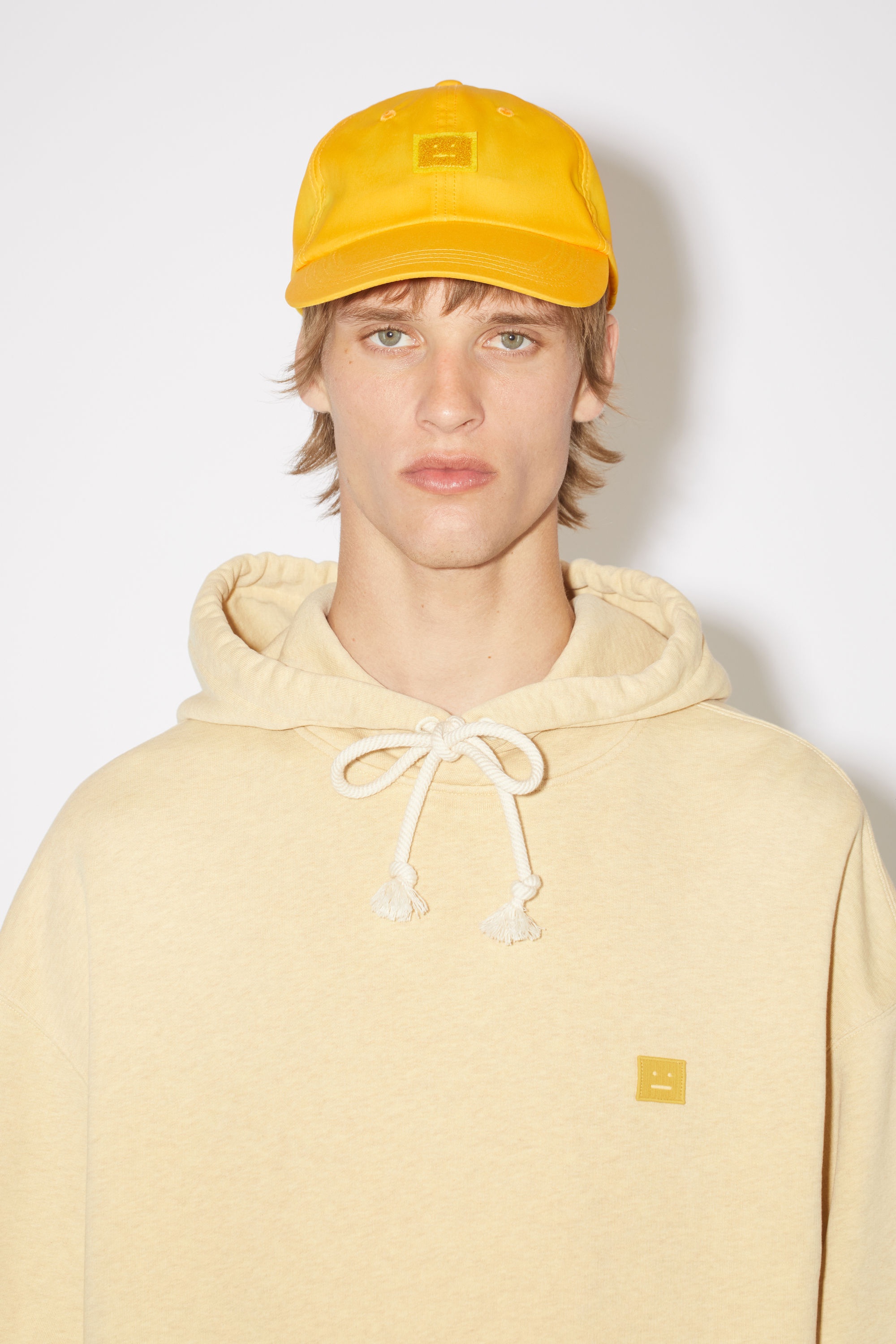 Hooded sweater - Pale yellow melange - 4