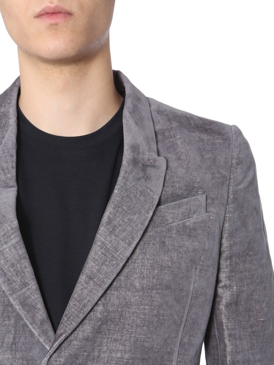 Rick Owens Men Single-Breasted Jacket - 2