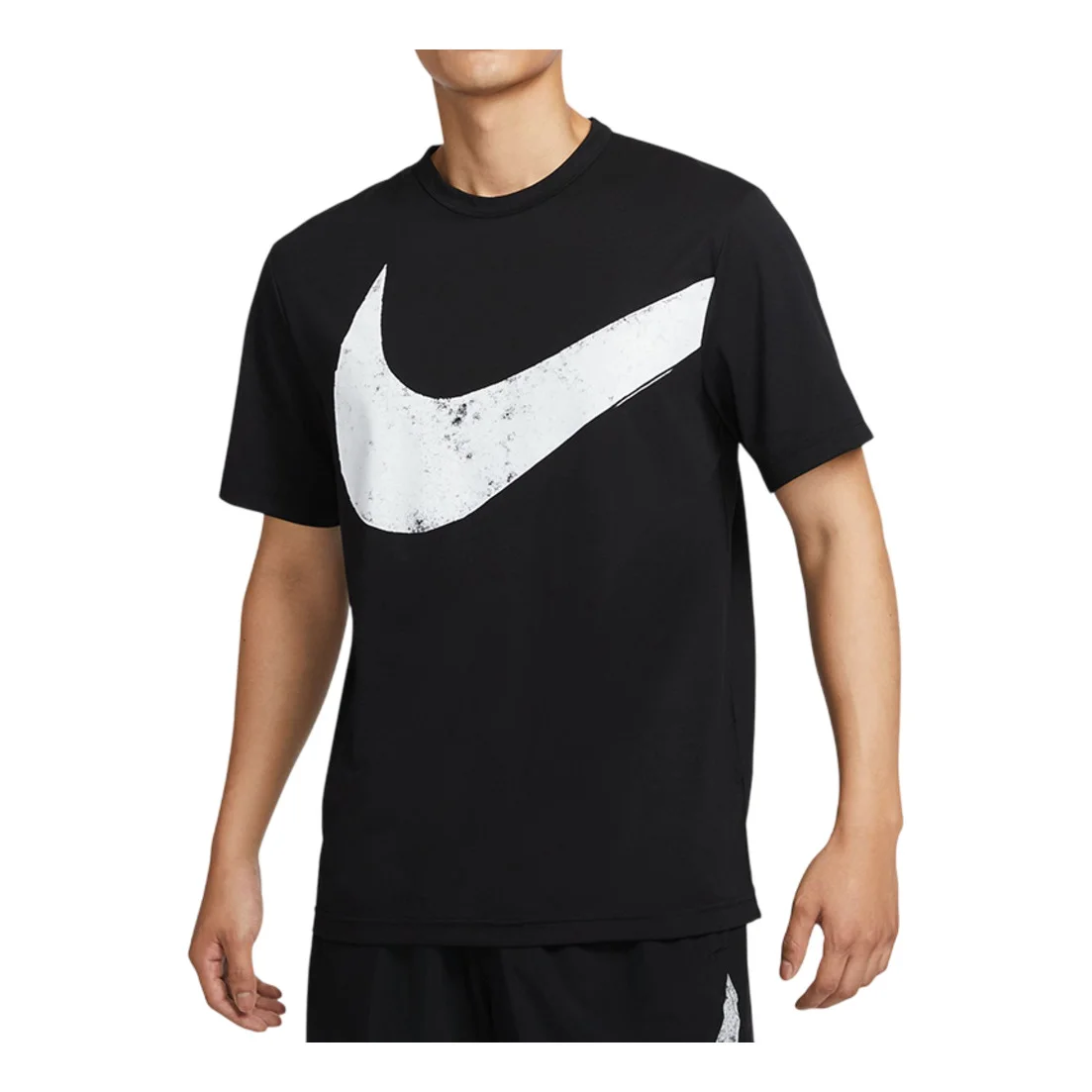 Nike Hyverse Dri-FIT T-Shirt 'Big Swoosh Black' FZ1065-010 - 1