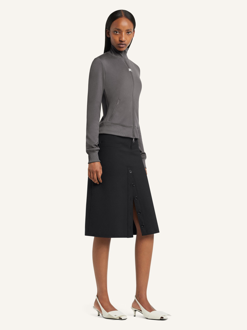 BUTTONED MIDI SKIRT 3