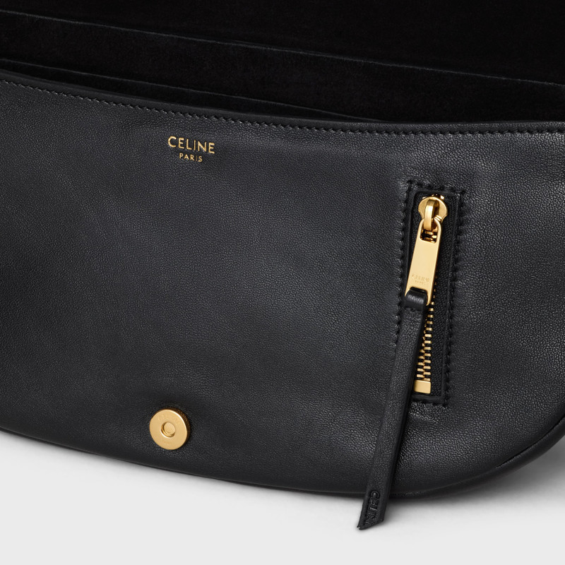 LITTLE HALFMOON SOFT TRIOMPHE IN SUPPLE SHINY LAMBSKIN 7