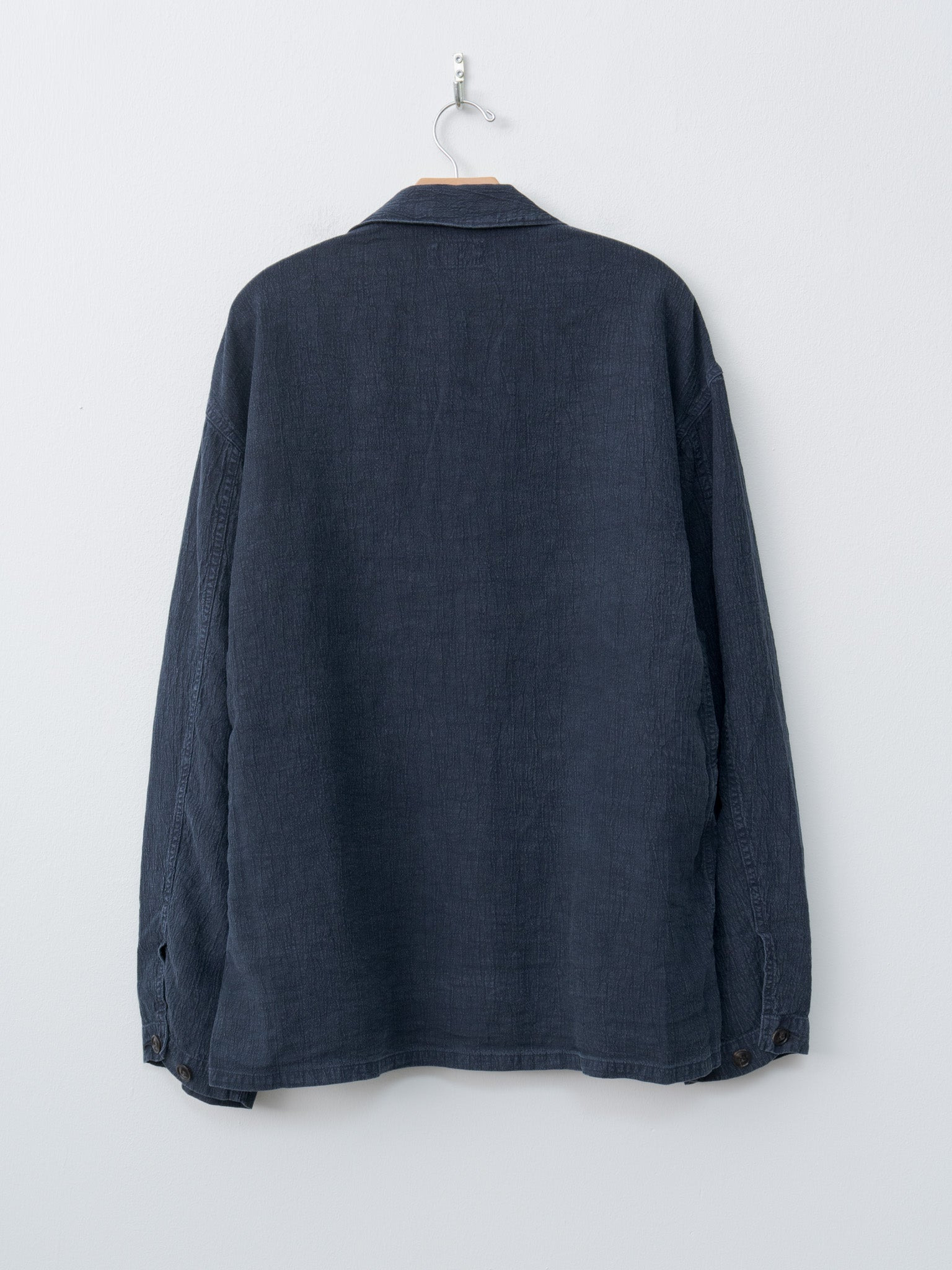 Linen P41 Coverall Jacket - Navy - 8