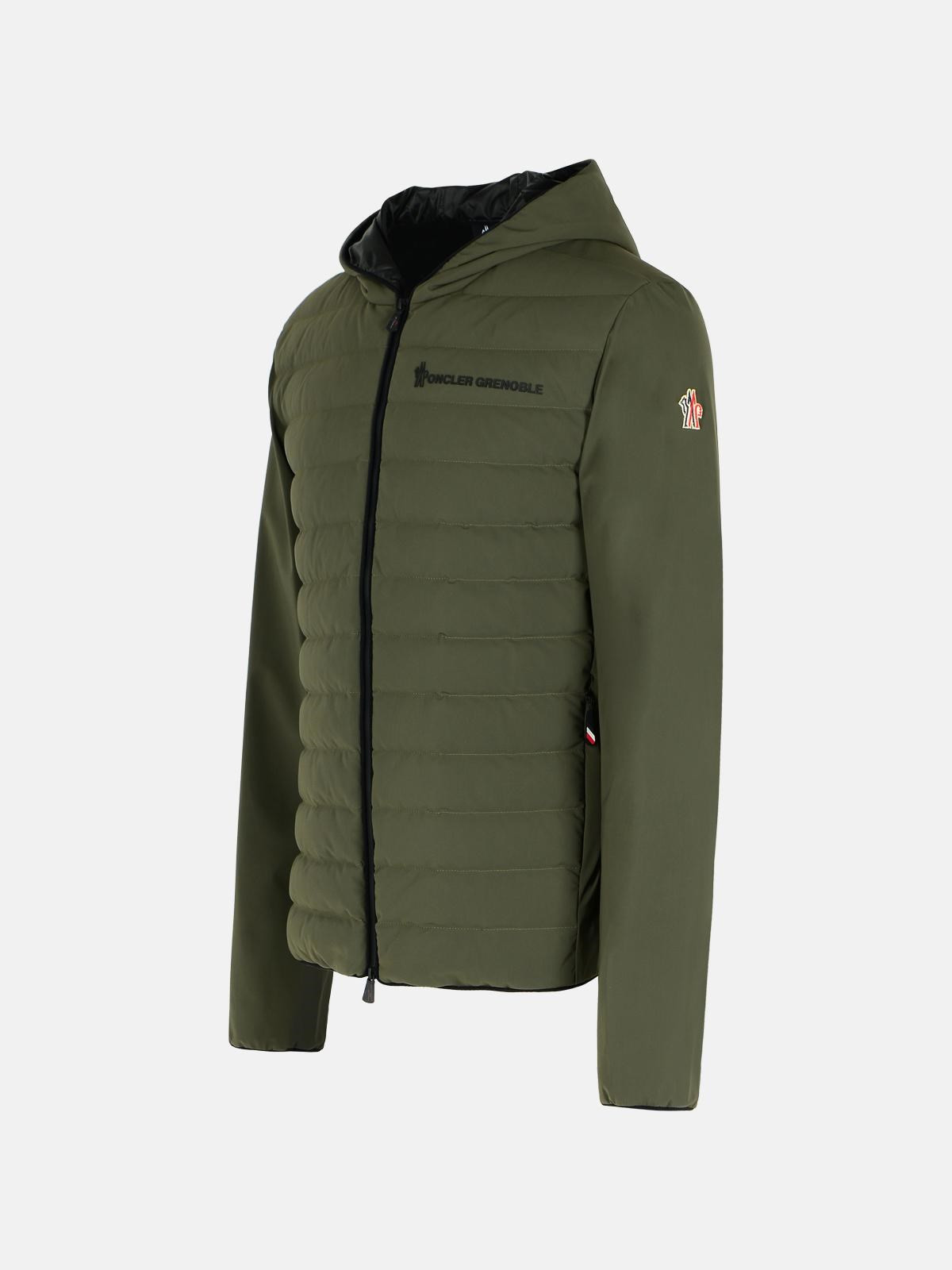 GREEN POLYAMIDE BLEND JACKET - 2