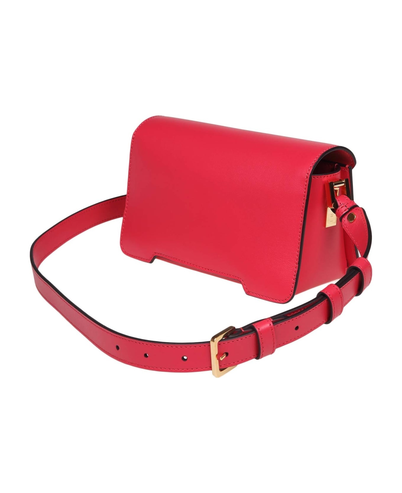 Trunkaroo Mini Shoulder Bag In Red Leather - 3