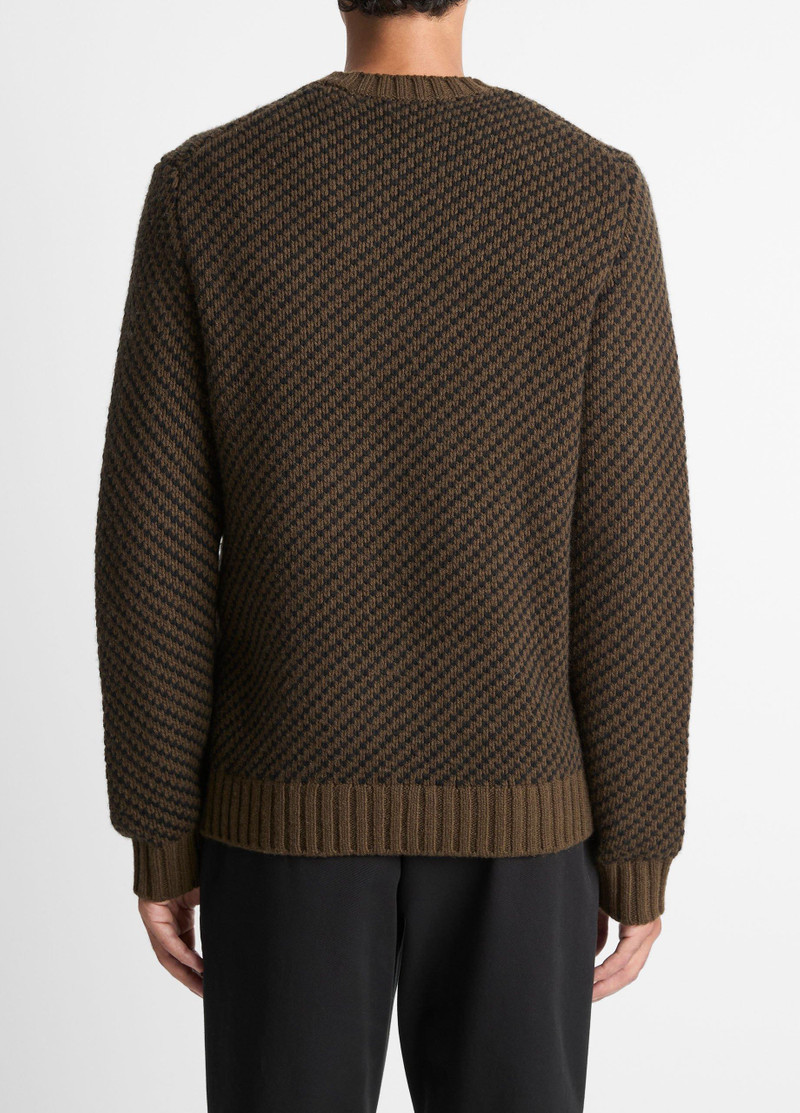 Vince Birdseye Twill Wool-Cashmere Sweater outlook