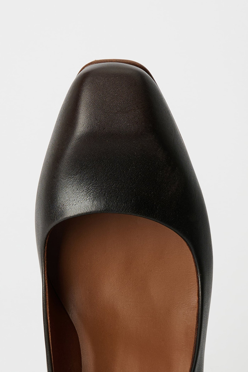 Our Legacy Karasu Pump Dark Chocolate Rich Calfskin outlook