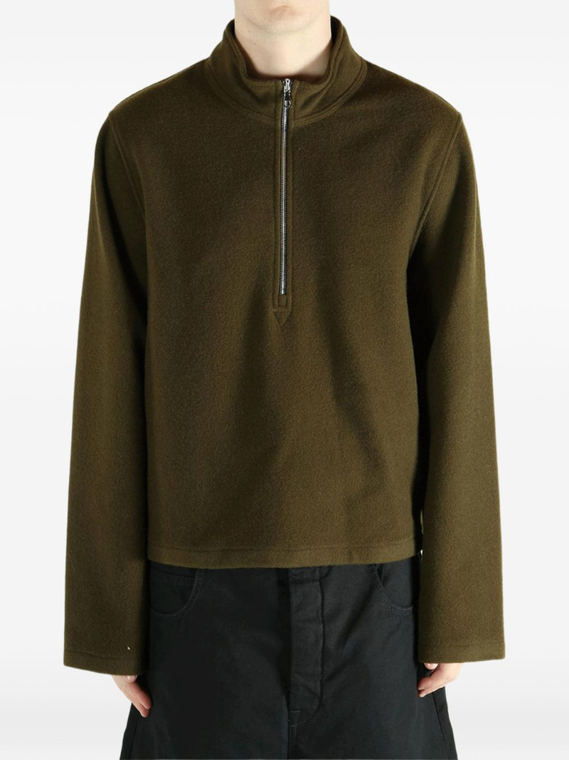 RIER half-zip fleece sweatshirt outlook