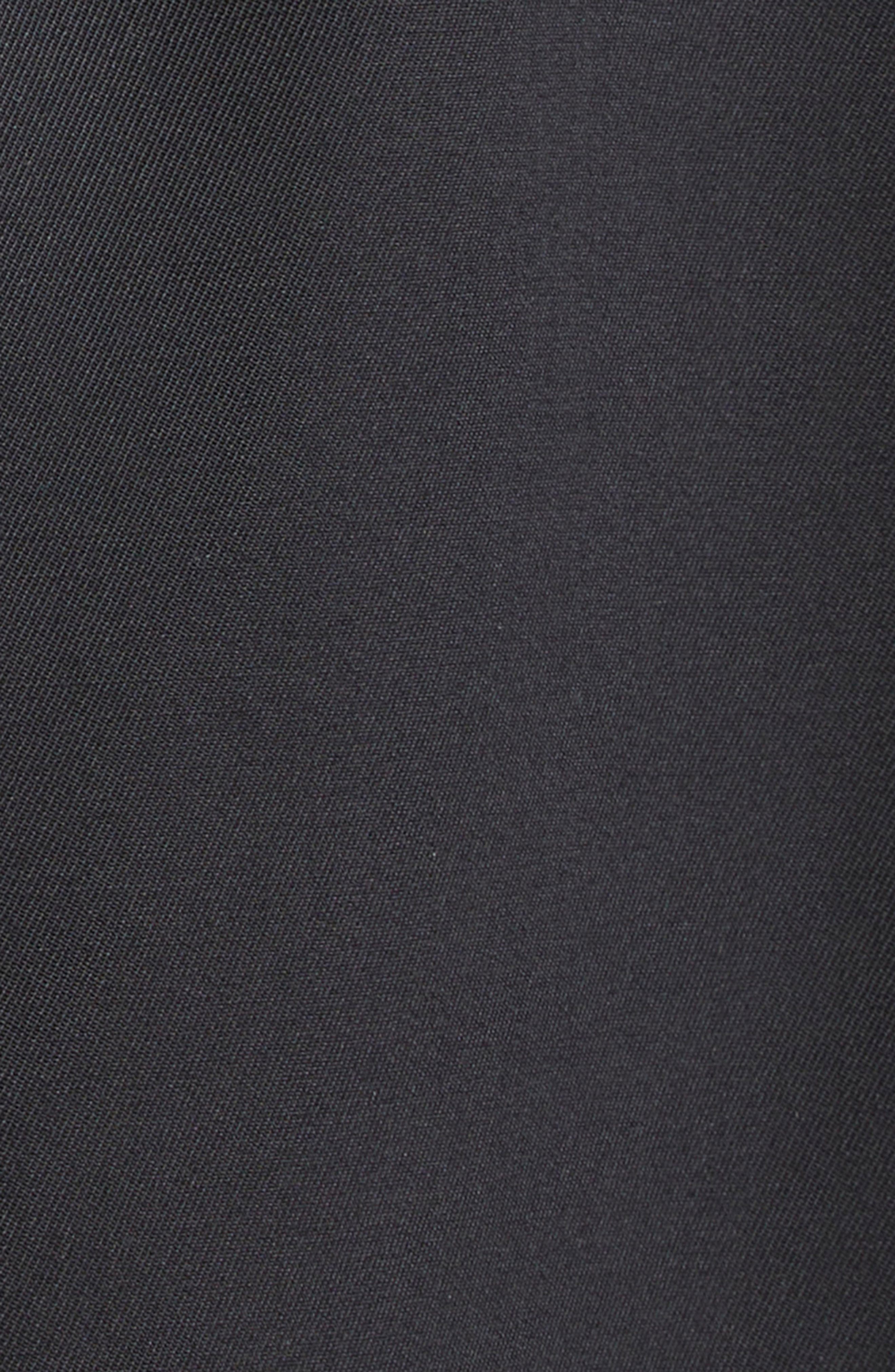 Jil Sander Long Sleeve Wool Polo Dress in Black at Nordstrom - 6