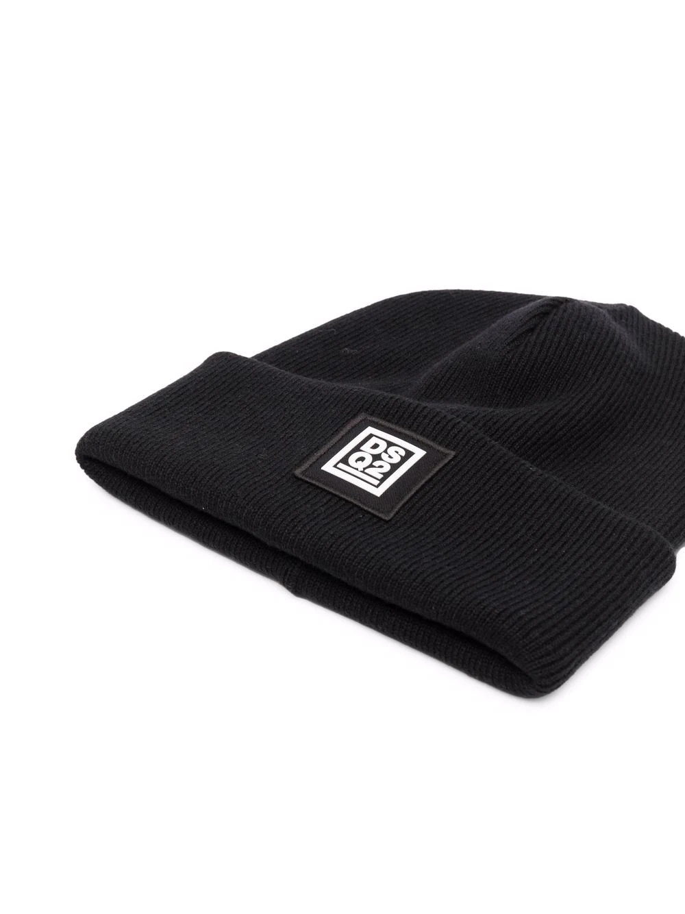 logo-patch beanie hat - 2