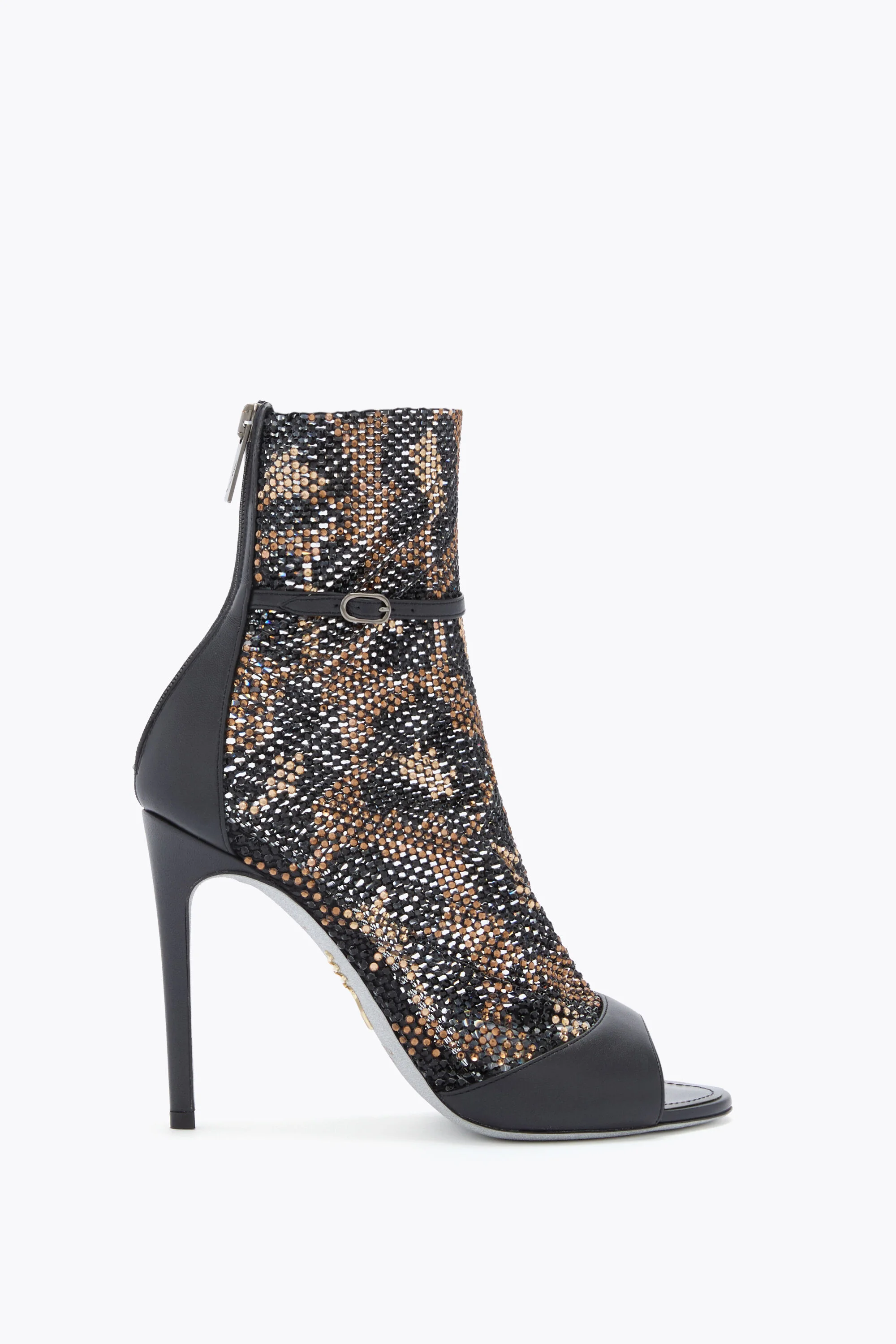 GALAXIA BLACK LEOPARD-PRINT SANDAL 105 - 1