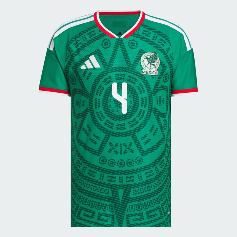 Mexico 26 Home Alvarez Authentic Jersey 1
