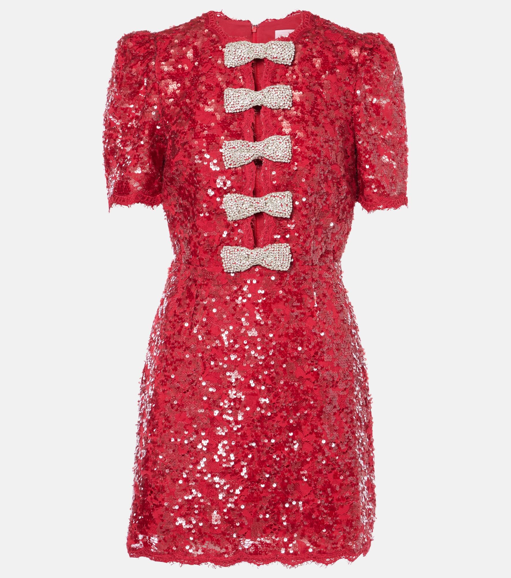 新作【Rebecca Vallance】Leyla sequined minidress x Nicky Hilton Leyla sequined minidress in blue - Rebecca
