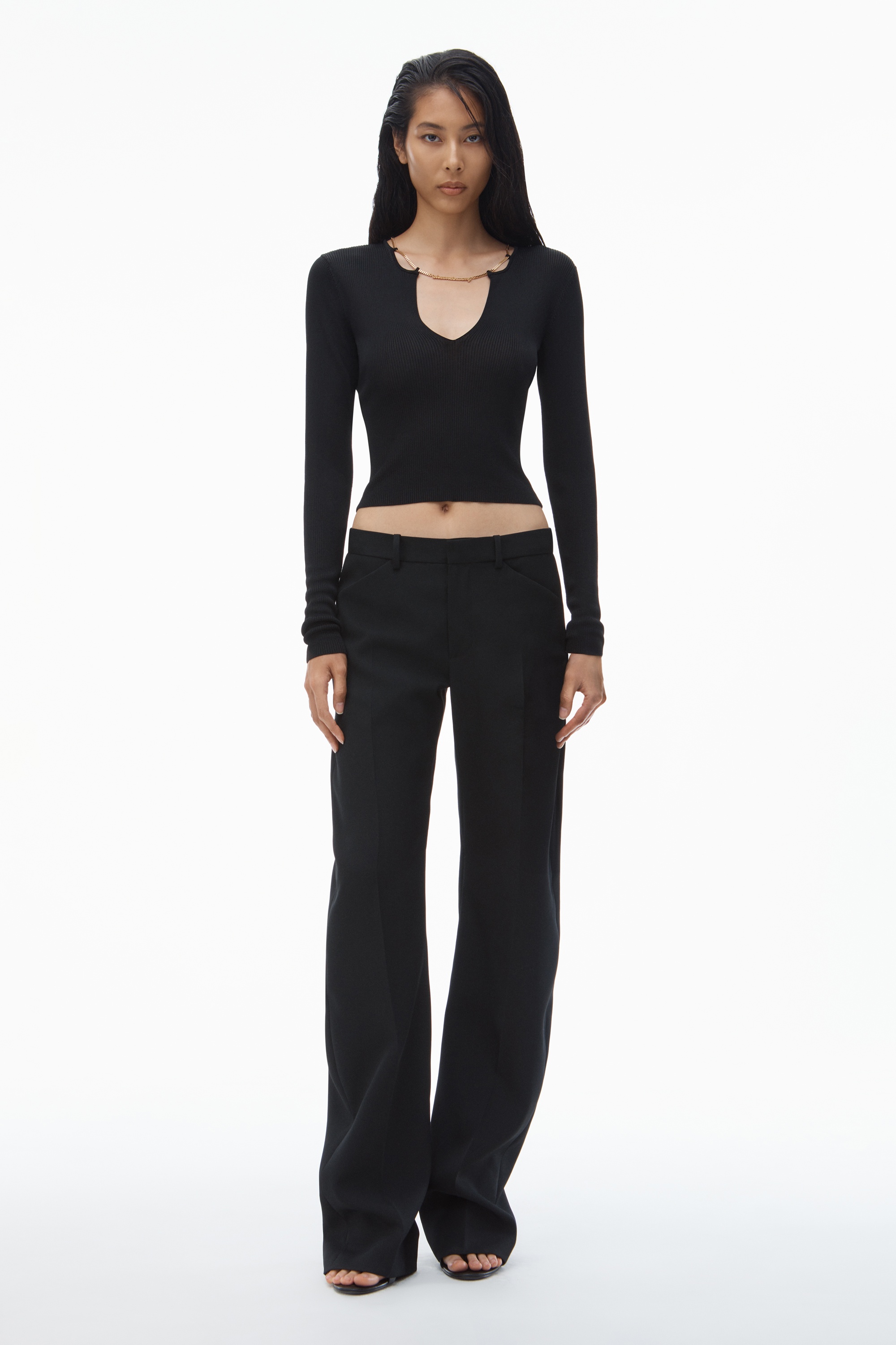 Logo Nameplate Cropped Shirt - 7