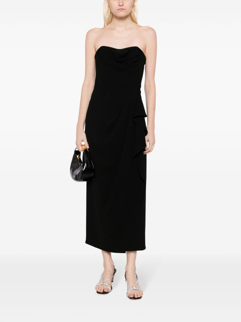 SIMKHAI Keelan draped-detail dress outlook