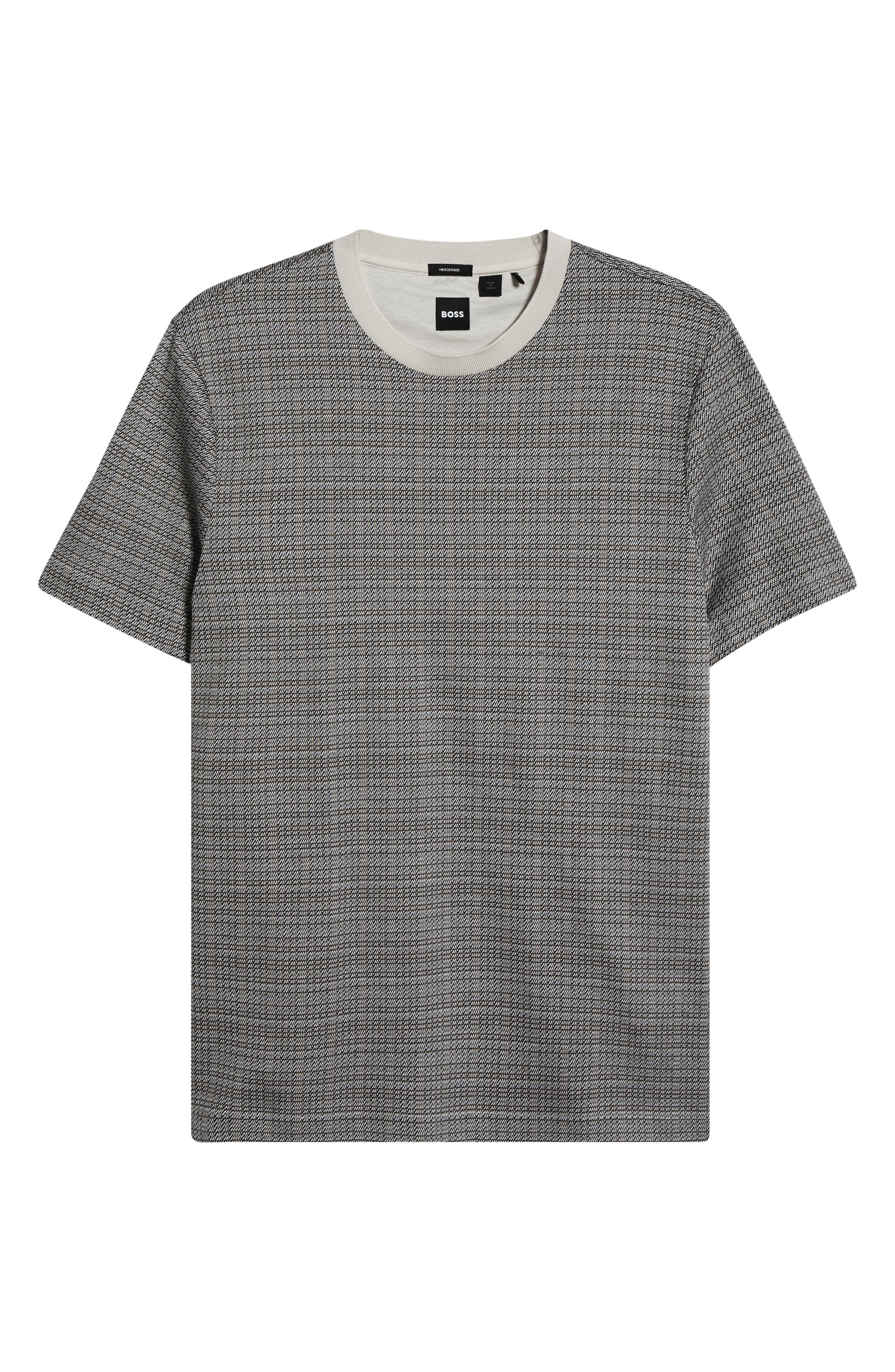 BOSS Taut Jersey Cotton T-Shirt in Open White at Nordstrom - 5