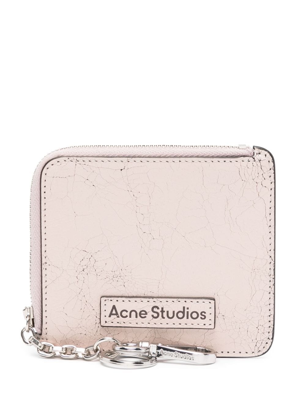 logo-patch leather wallet - 1