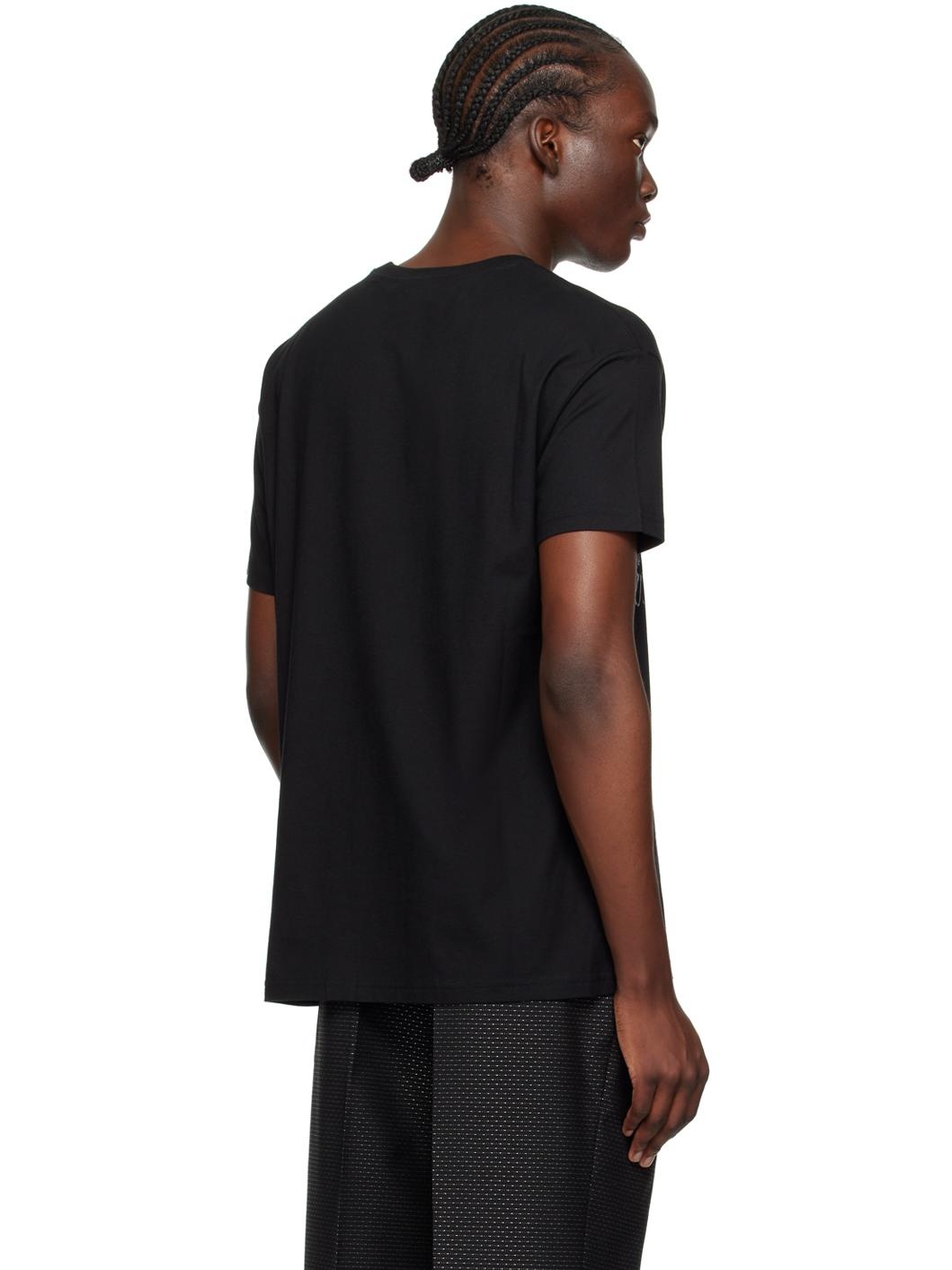 Black Safety Pin Orb Classic T-Shirt - 3