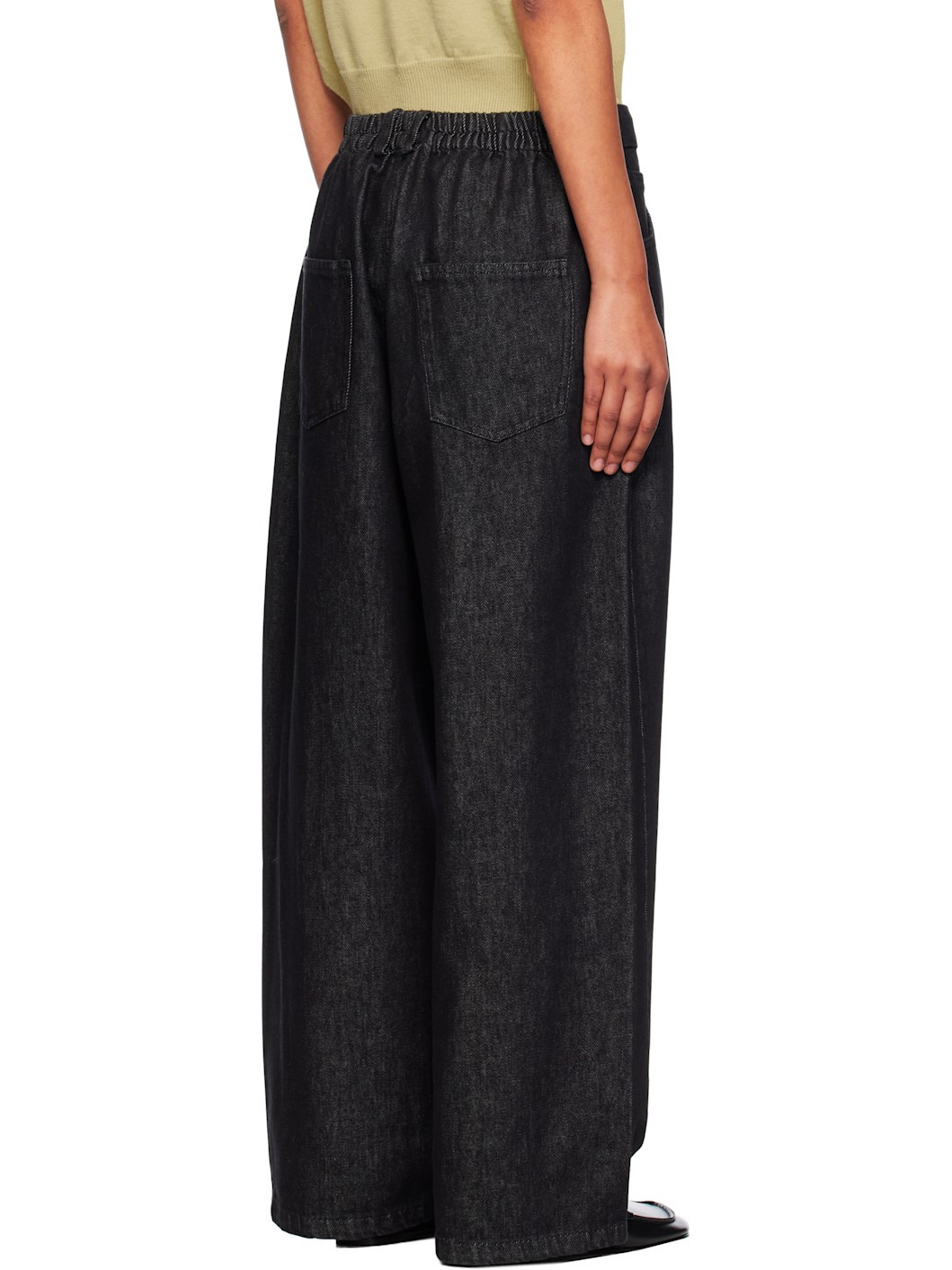 Black Straight Jeans - 3