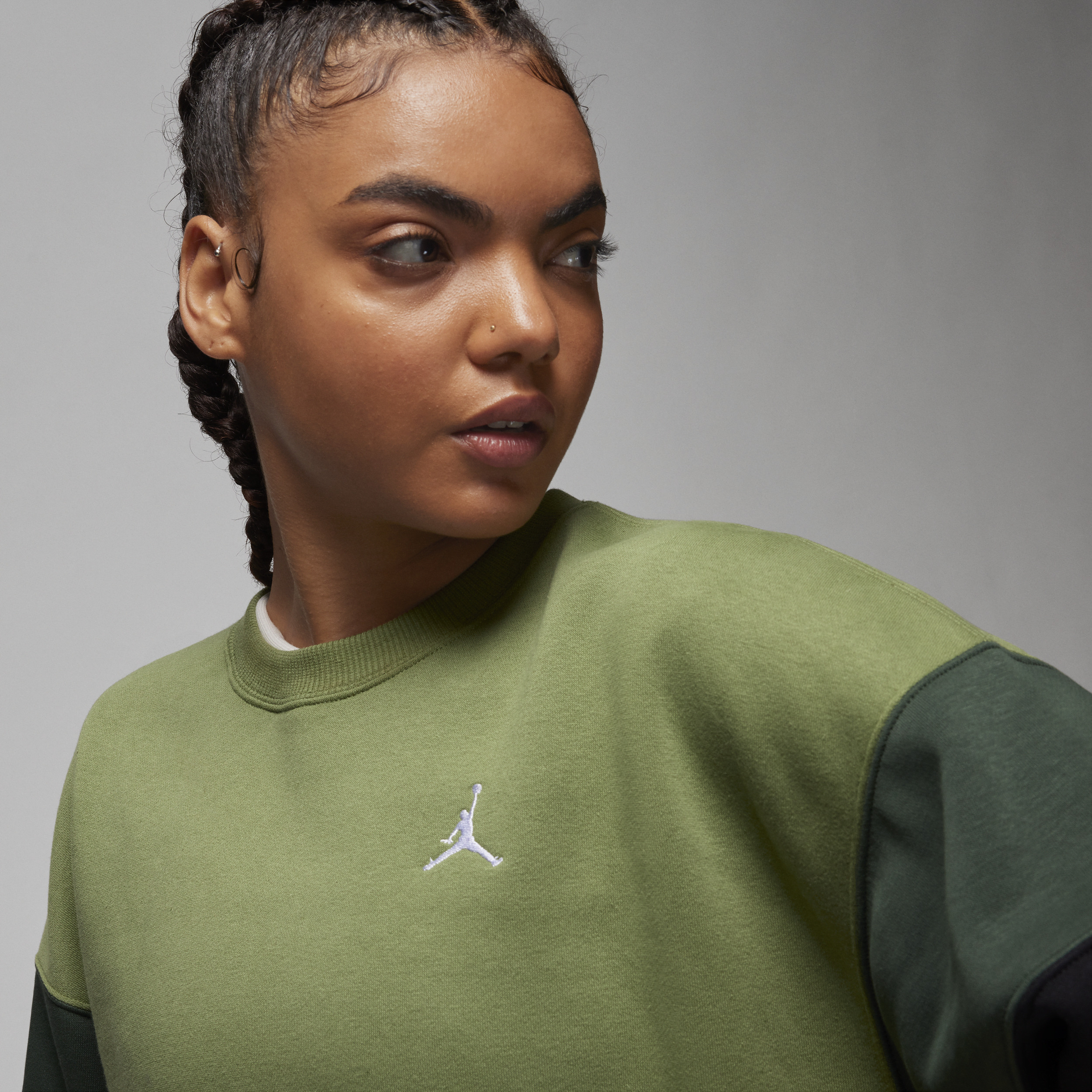 Women's Jordan Brooklyn Fleece Crewneck Sweatshirt - 3