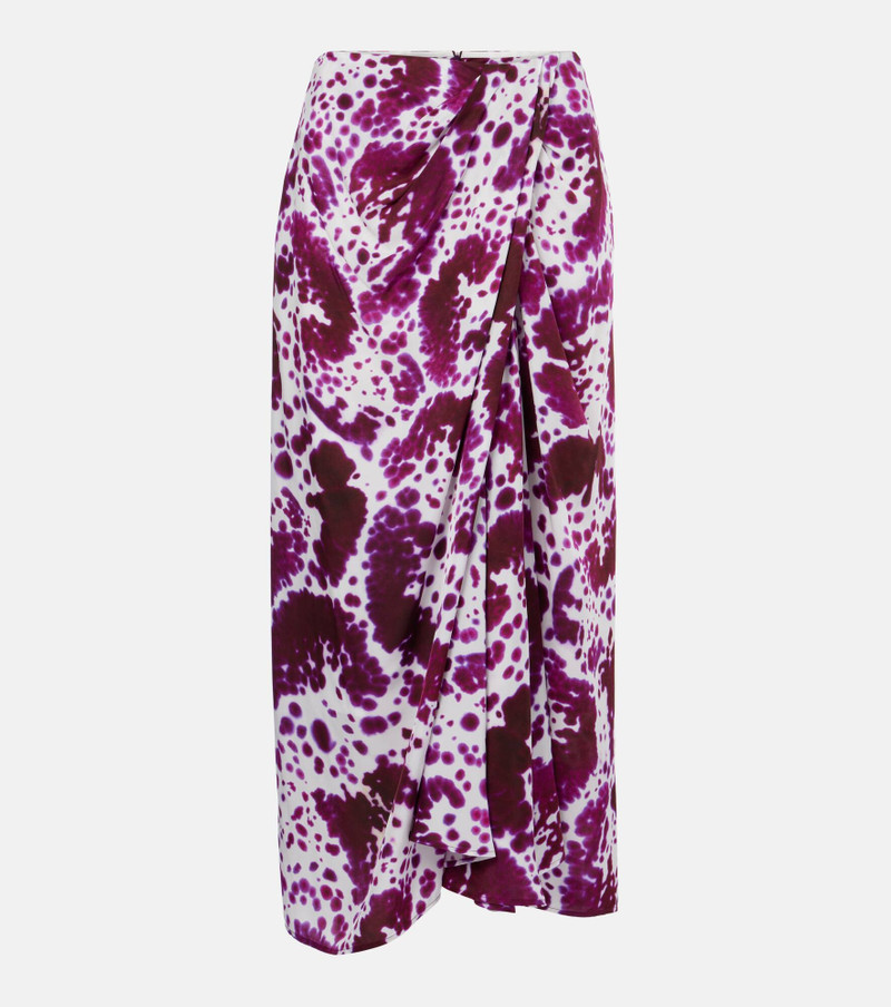 Gathered midi skirt - 1