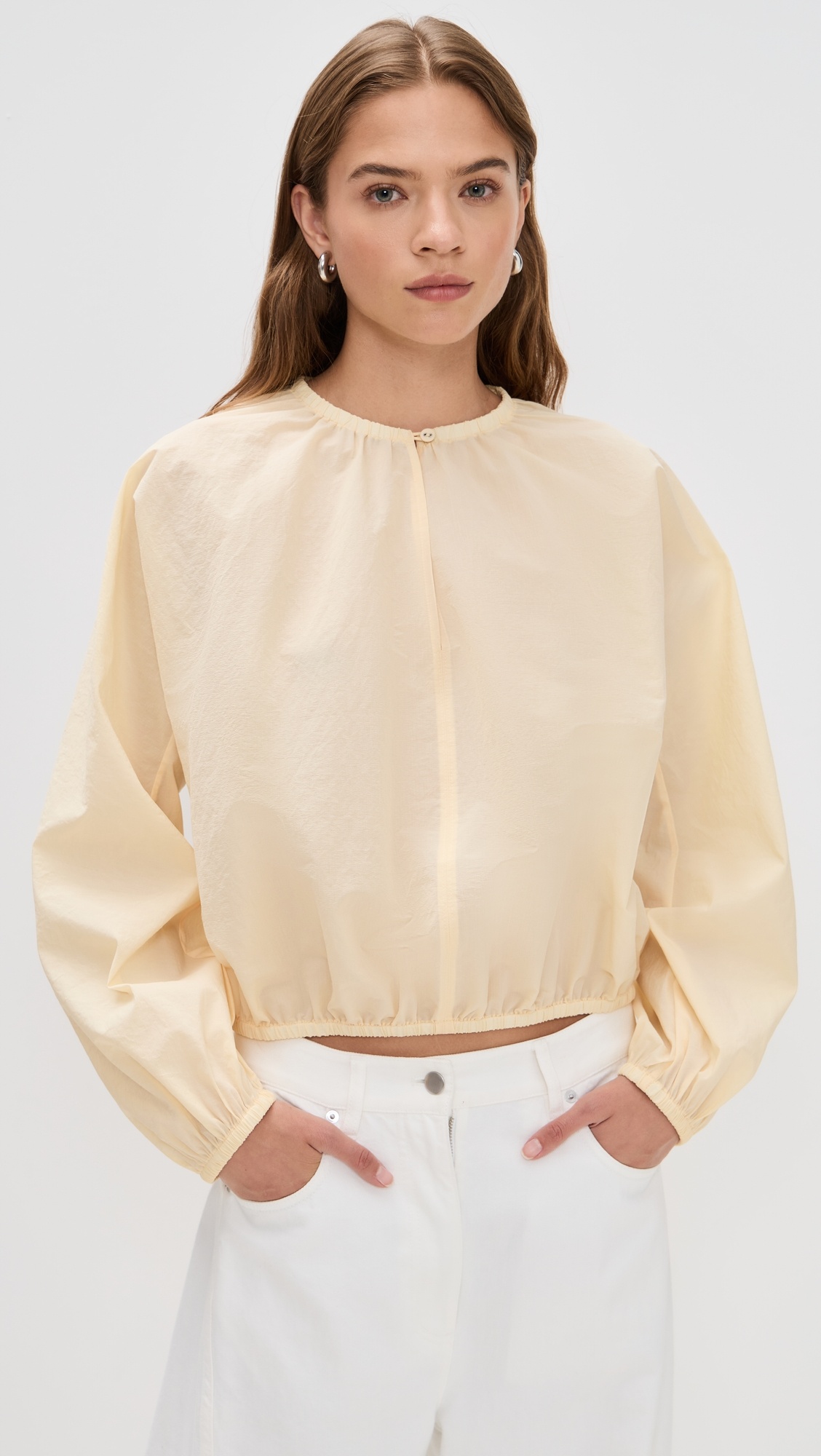 Wendy Top in Tech Poplin - 6
