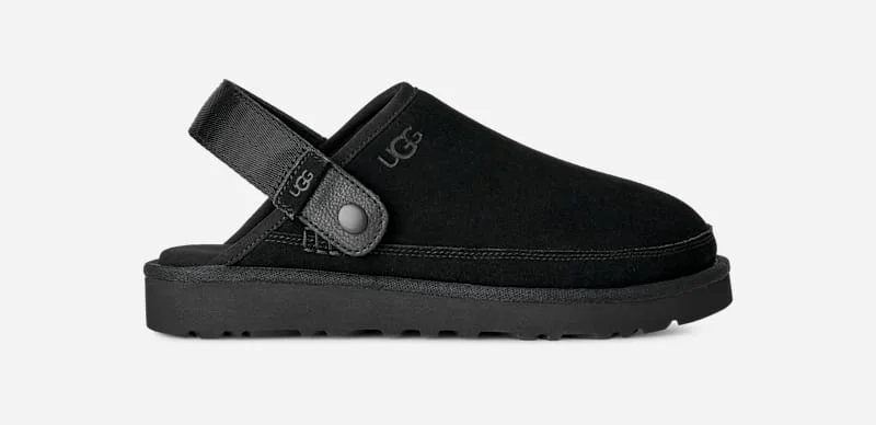 ® Men's Goldencoast Clog II Suede Shoes in Black - 1