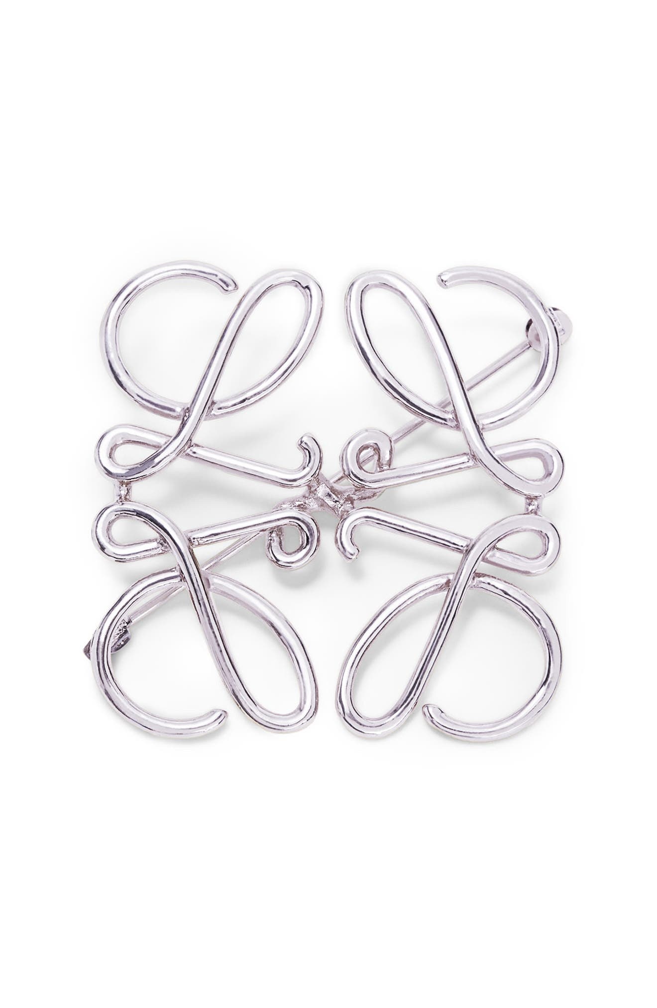 Loewe Anagram Brooch in 9230 Palladium at Nordstrom - 1