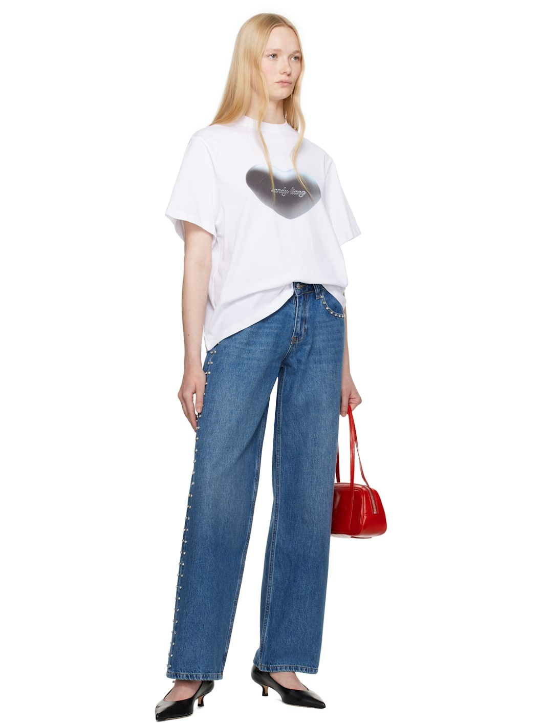 Blue Updo Jeans - 4