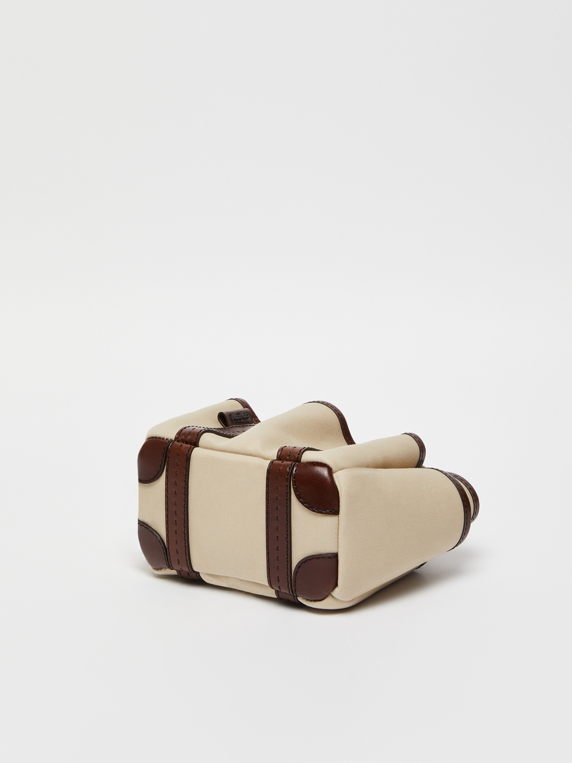 Max Mara GARDENCABASXS Canvas and leather Giardiniera Mini