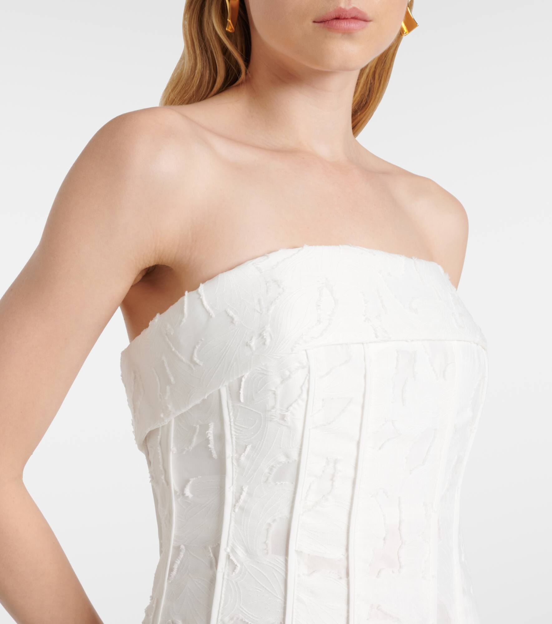 Imogen jacquard bustier dress - 4