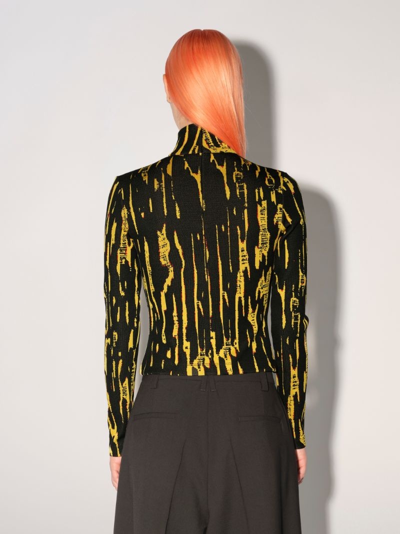 JACQUARD TURTLE NECK - 4