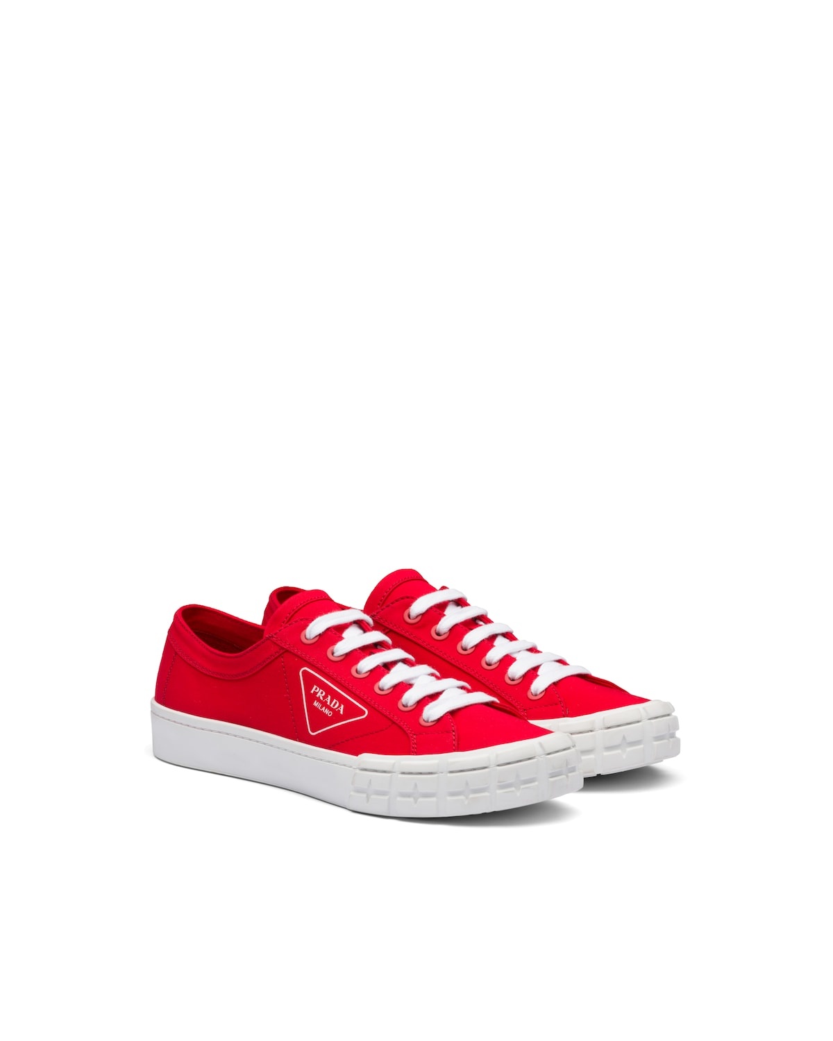 Cassetta Wheel Gabardine Fabric Sneakers - 1