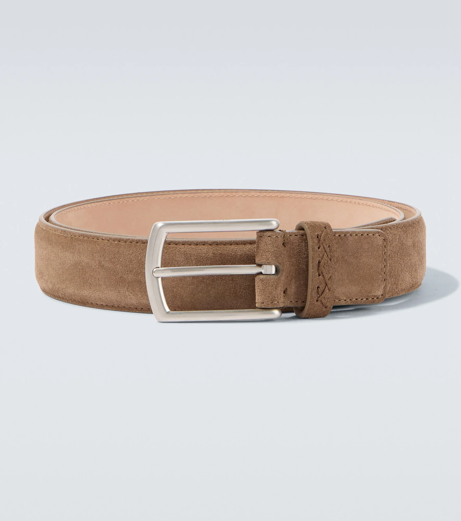 Triple Stitch suede belt - 1