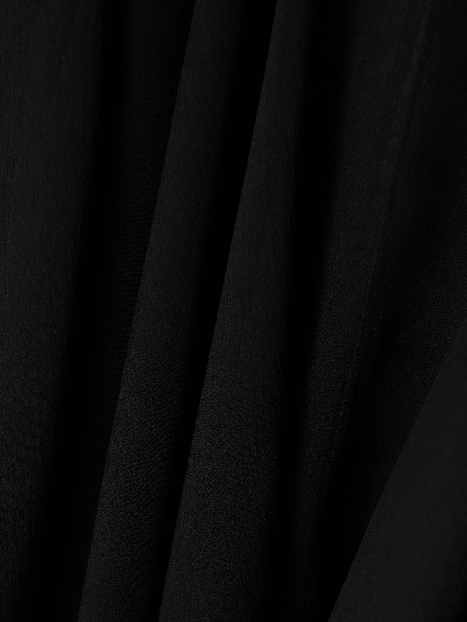 Silk-crepe playsuit Black - 4