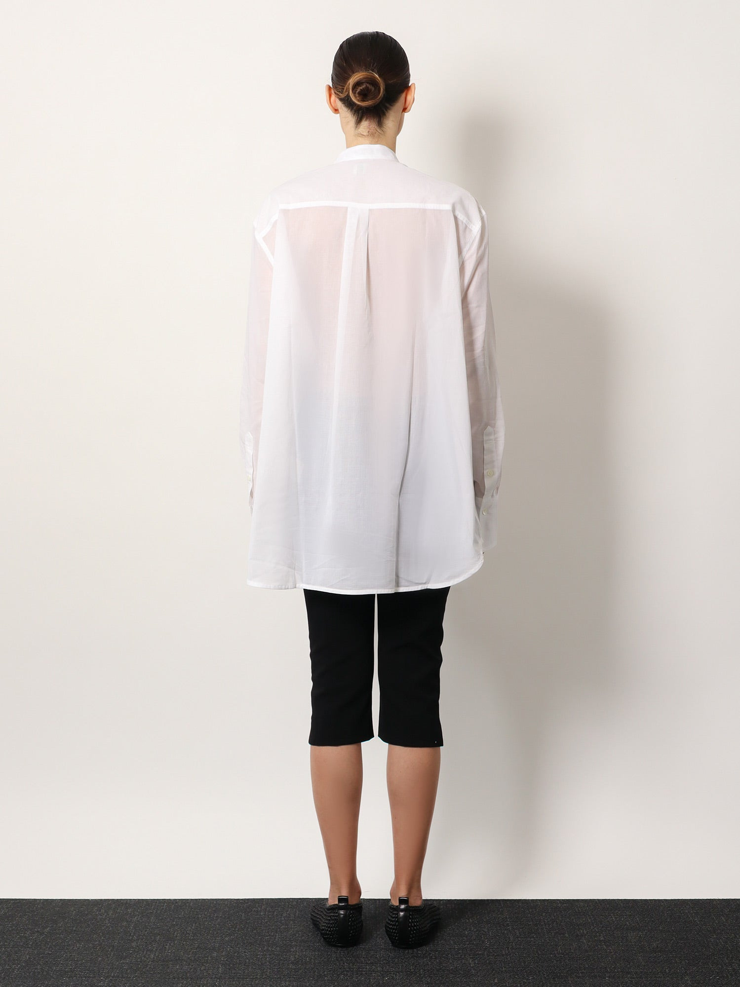 Toteme Women Stand Collar Organic Cotton Shirt - 3